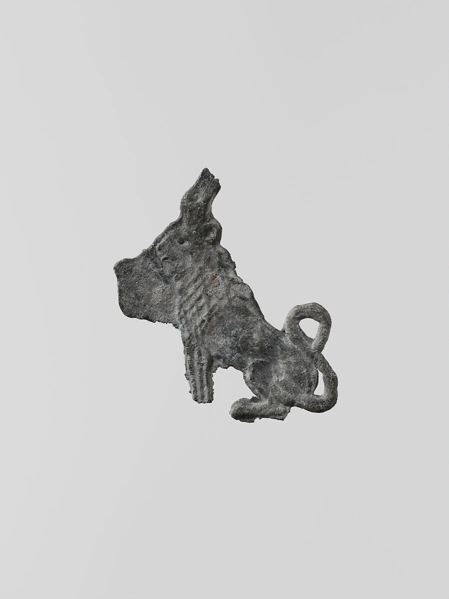 Lead figure of a lion — Unknown