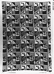 "Americana Print: Checquers" Textile — Katharine Sturges|Stehli Silks Corporation