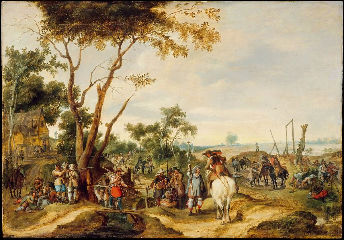 Soldiers Bivouacking — Pieter Snayers
