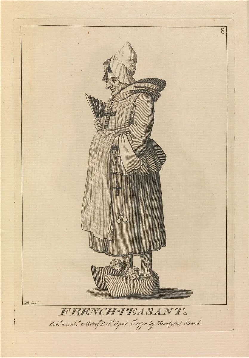 French Peasant — Matthew Darly|Mary Darly|Henry William Bunbury