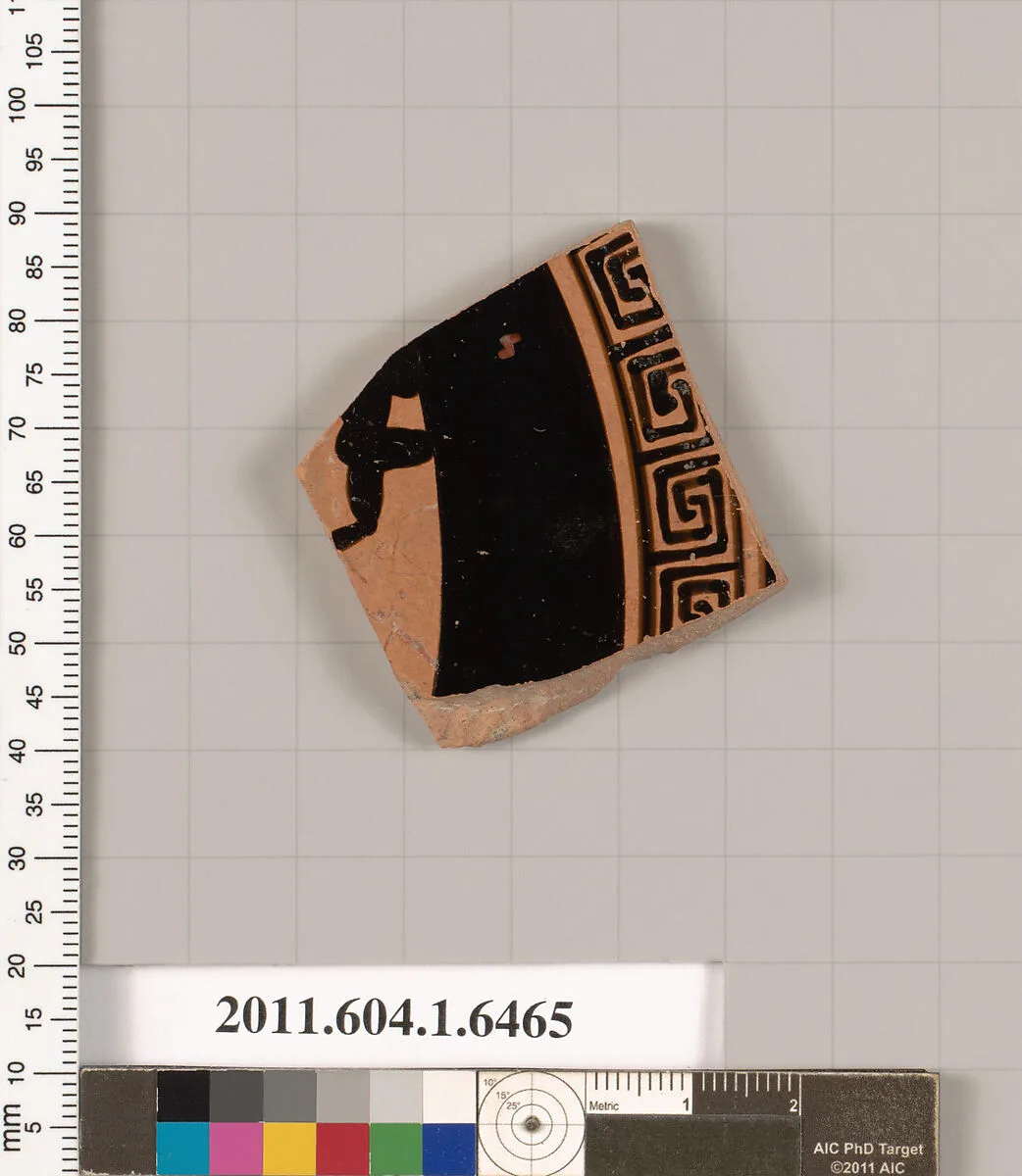 Terracotta fragment of a kylix (drinking cup) — Unknown