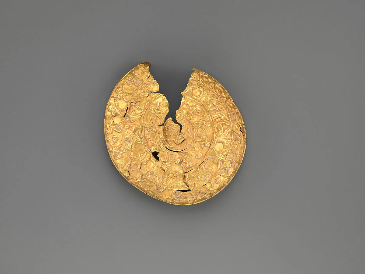 Appliqué, perhaps for a pommel — Unknown