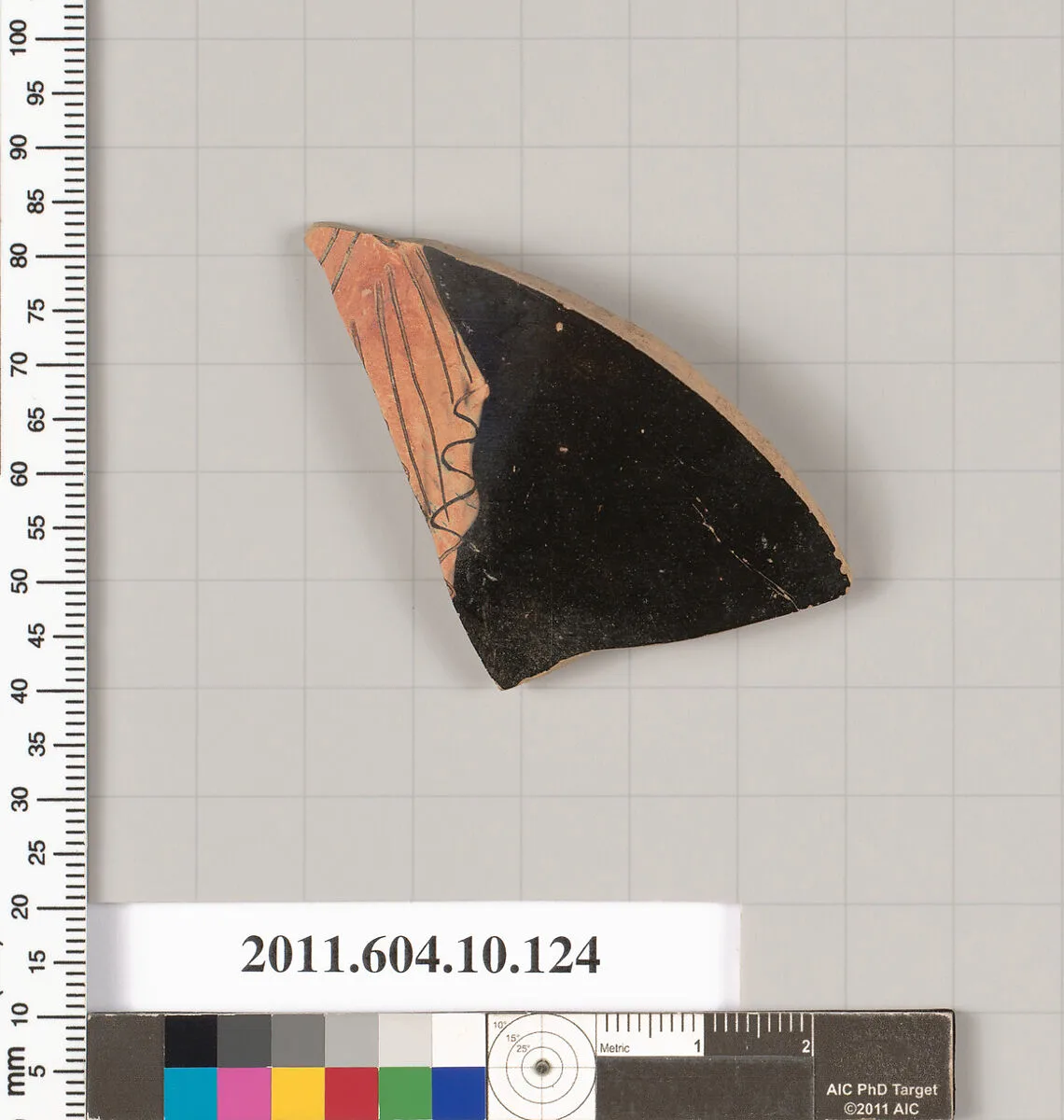 Terracotta fragment of a closed shape — Unknown