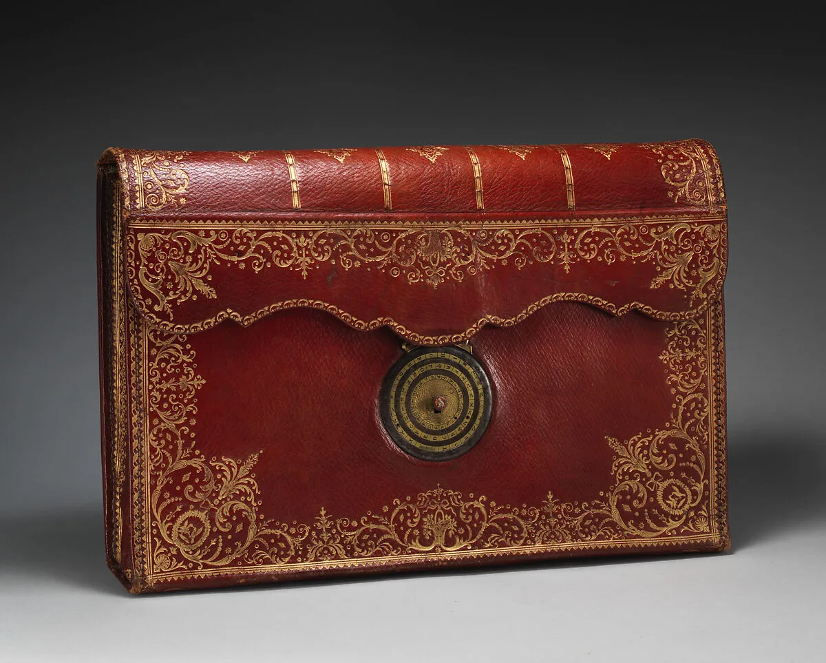 Briefcase (portefeuille or porte documents) — Nicolas-Denis Derome