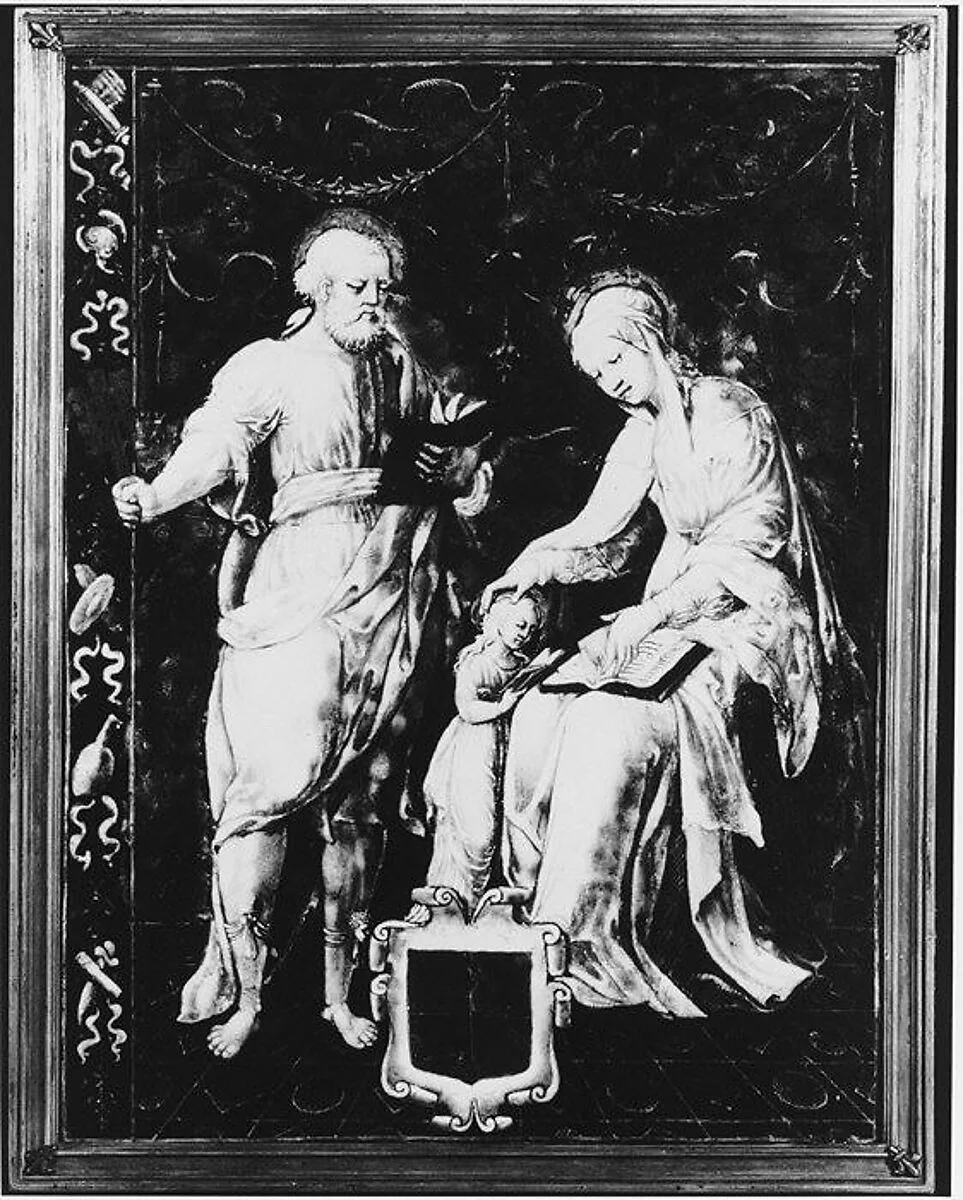 The Education of the Virgin — Jean II Pénicaud