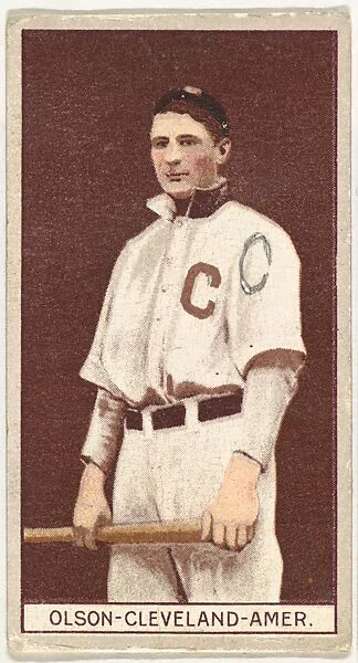 Ivan Olson, Cleveland, American League, from the Brown Background series (T207) for the American Tobacco Company — American Tobacco Company