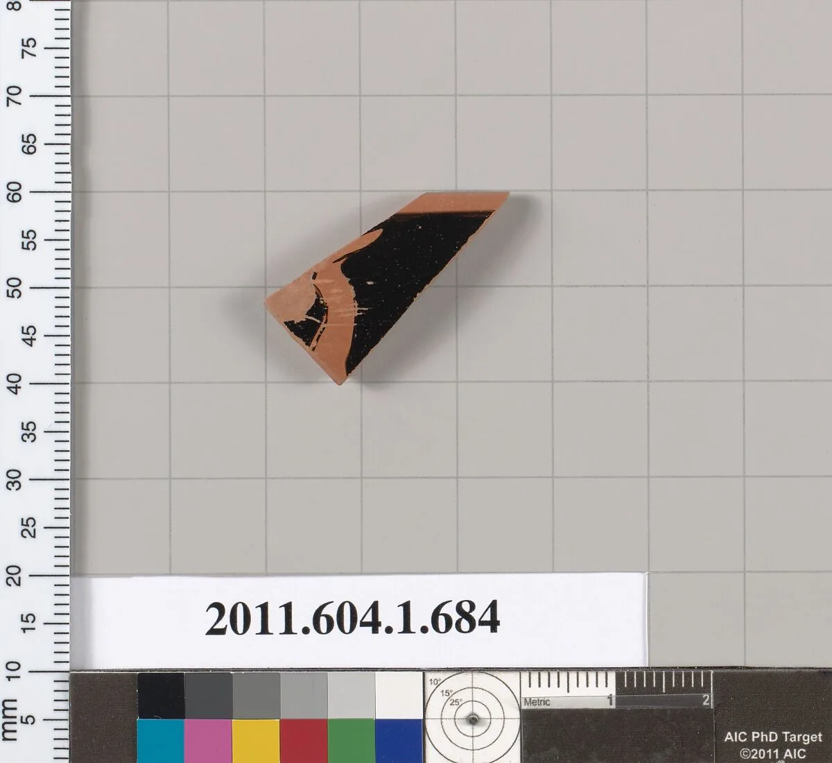 Terracotta rim fragment of a kylix (drinking cup) — Unknown