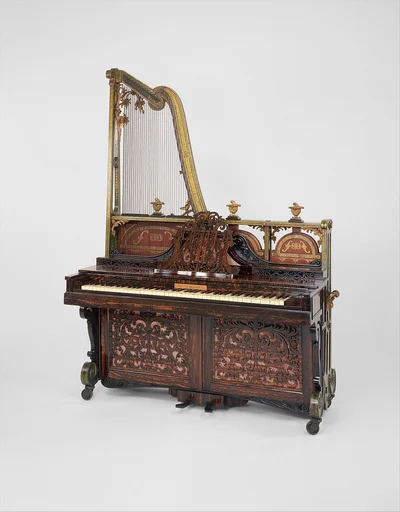 Upright Harp Piano