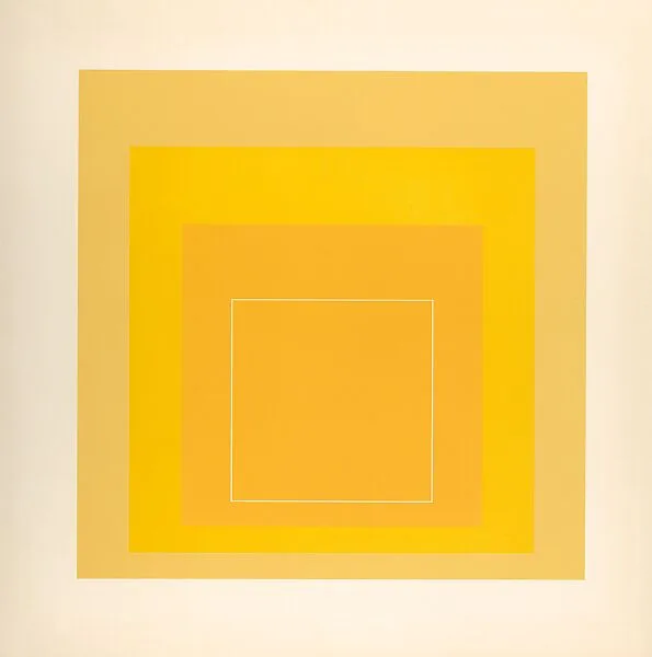 Proof for White Line Square series — Josef Albers|Gemini G.E.L.|Kenneth E. Tyler