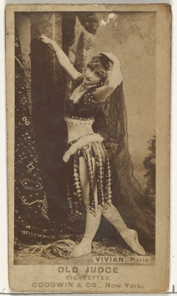 Mlle. Vivian, Paris, from the Actors and Actresses series (N171) for Old Judge Cigarettes — Goodwin & Company
