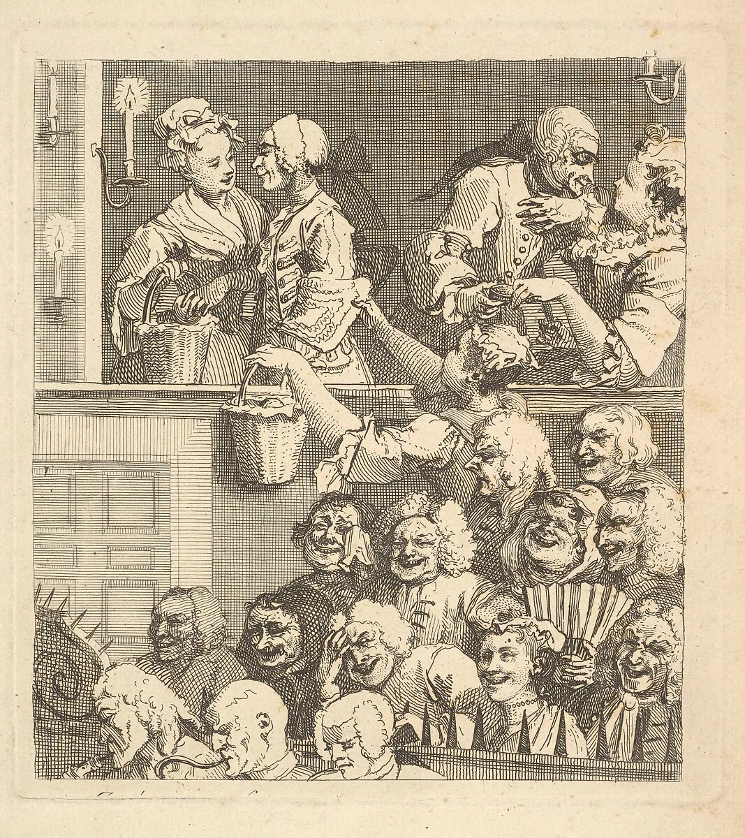 The Laughing Audience — William Hogarth