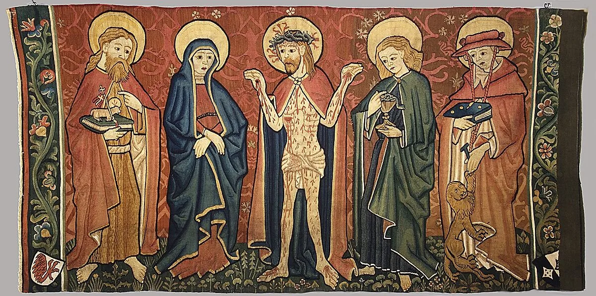 Altar Frontal with Man of Sorrows and Saints — Unknown