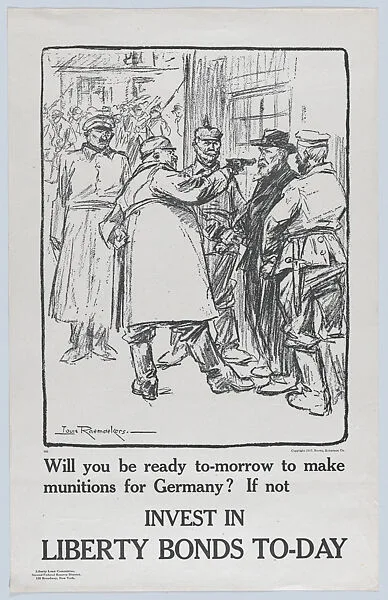 Invest in Liberty Bonds to-day — Brown Robertson Co.|Liberty Loan Committee|Louis Raemaekers