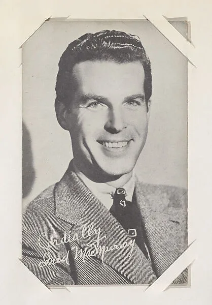 Fred MacMurray from Movie Stars Exhibit Cards series (W401) — Unknown