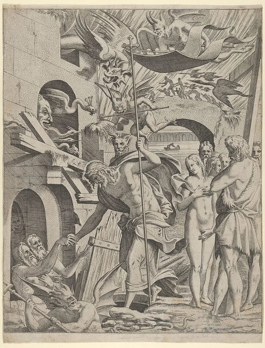 Christ in Limbo — Léon Davent|Luca Penni