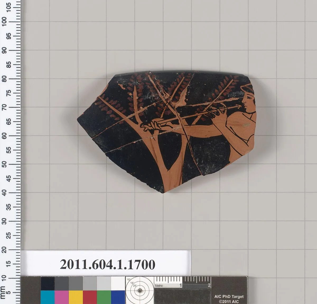 Terracotta rim fragment of a kylix (drinking cup) — Unknown