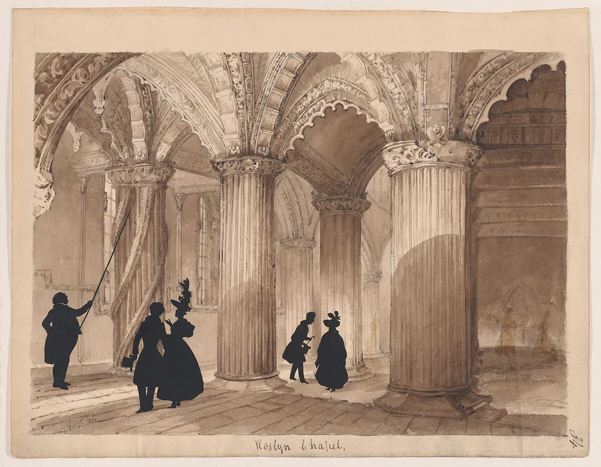 Roslyn Chapel — Auguste Edouart