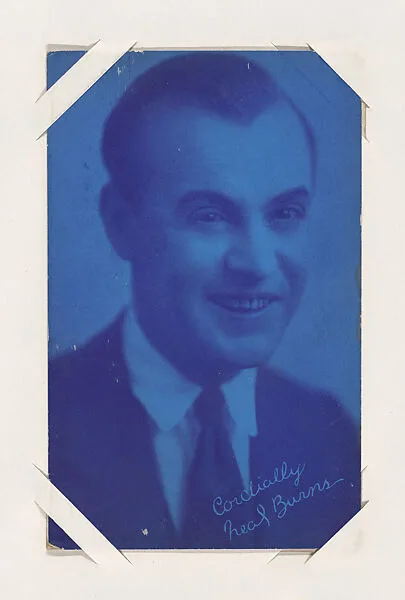 Neal Burns from Movie Stars Exhibit Cards series (W401) — Unknown