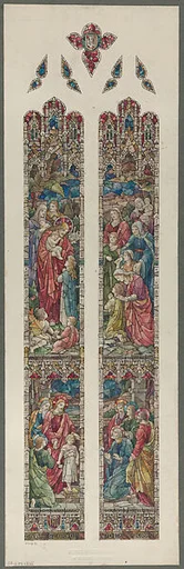 Design for a stained glass window