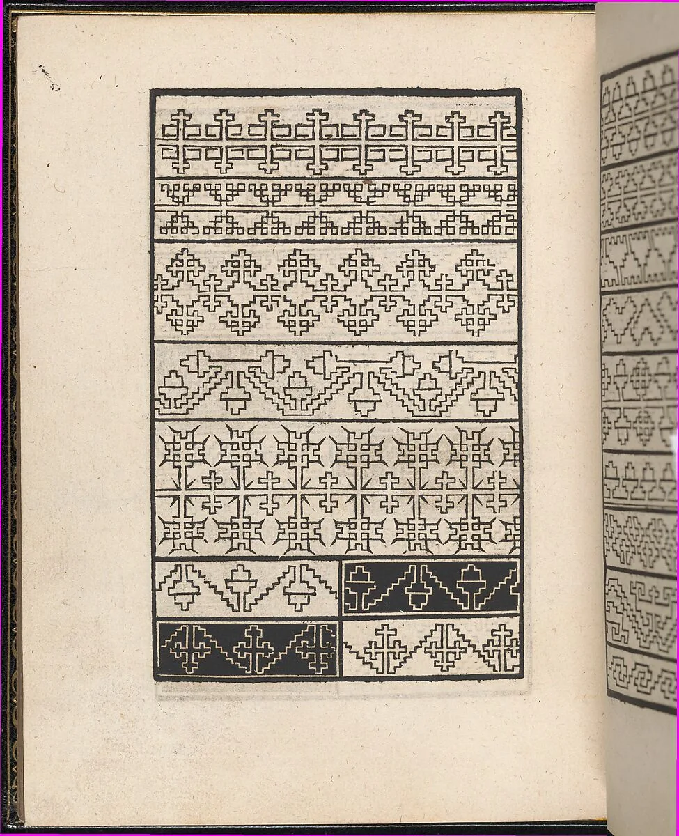 Page from Ein new kunstlich Modelbuch...(Page 46v) — Peter Quentel