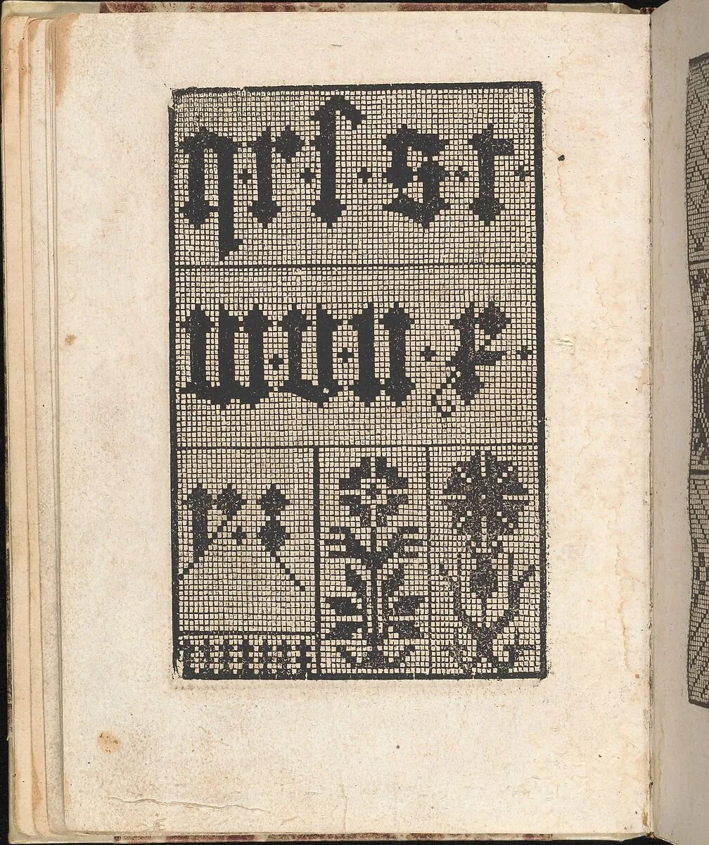Ein new getruckt model Büchli...Page 15, verso — Johann Schönsperger the Younger