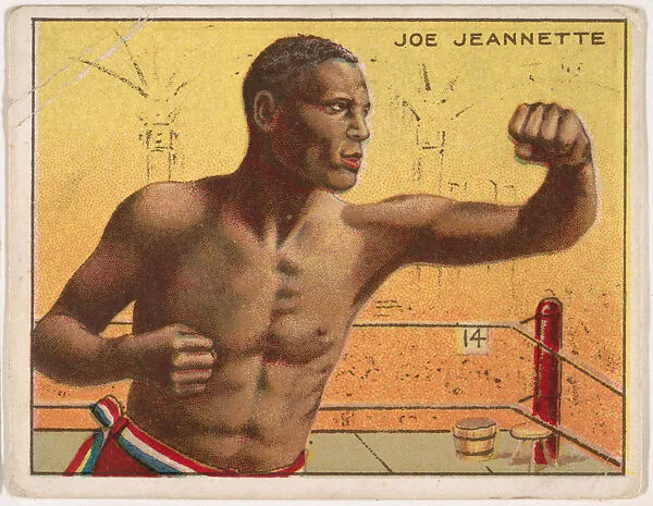 Joe Jeannette, from the Champion Pugilists series (T219), issued by Mecca and Hassan Cigarettes — Hassan Cigarettes|Mecca Cigarettes