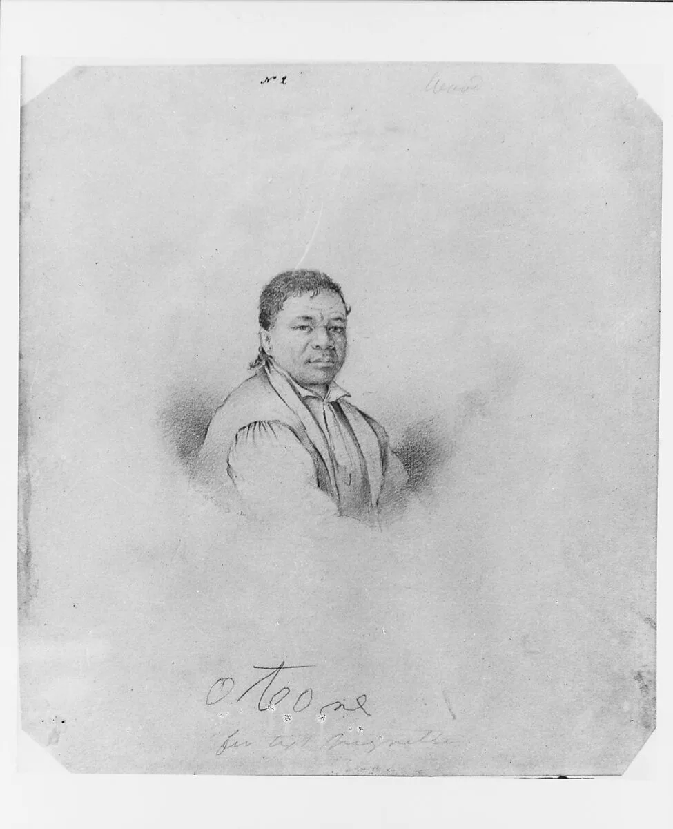 The Tahitian Chief Otore (from McGuire Scrapbook) — Alfred Thomas Agate