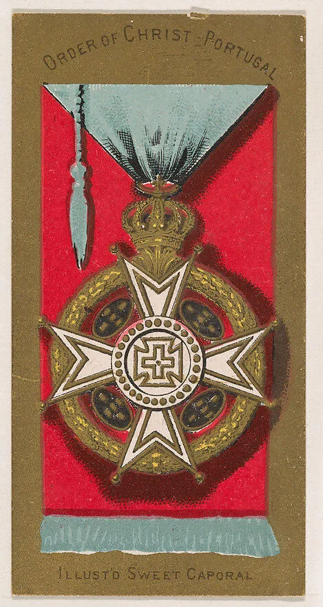 Order of Christ, Portugal, from the Military Series (N224) issued by Kinney Tobacco Company to promote Sweet Caporal Cigarettes — Kinney Brothers Tobacco Company