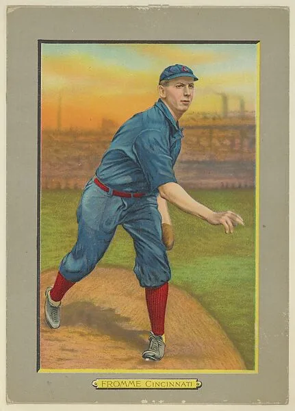 Art Fromme, Pitcher, Cincinnati Reds (National League), from Turkey Red Cabinets (T3) — American Tobacco Company