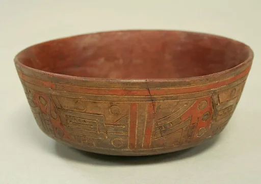 Incised Painted Bowl