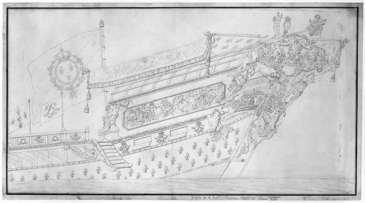 Drawing of the Stern of "La Réal"