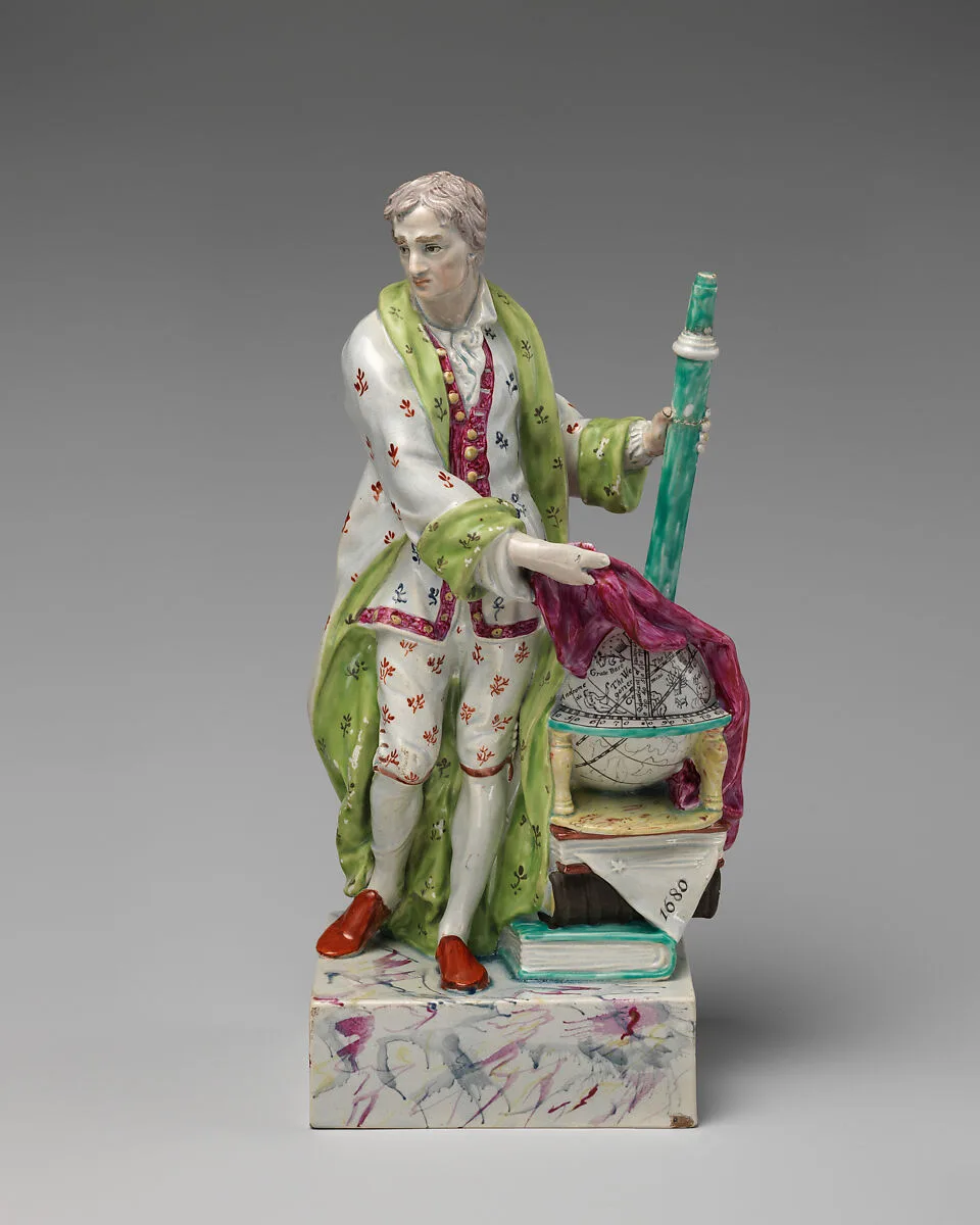 Sir Isaac Newton (1642–1727) (one of a pair) — Ralph Wood the Younger