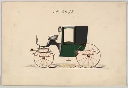 Design for Brougham, no. 3478