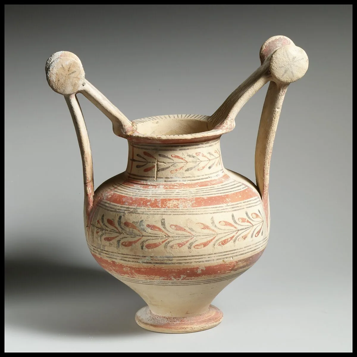 Terracotta trozella (two-handled jar) — Unknown