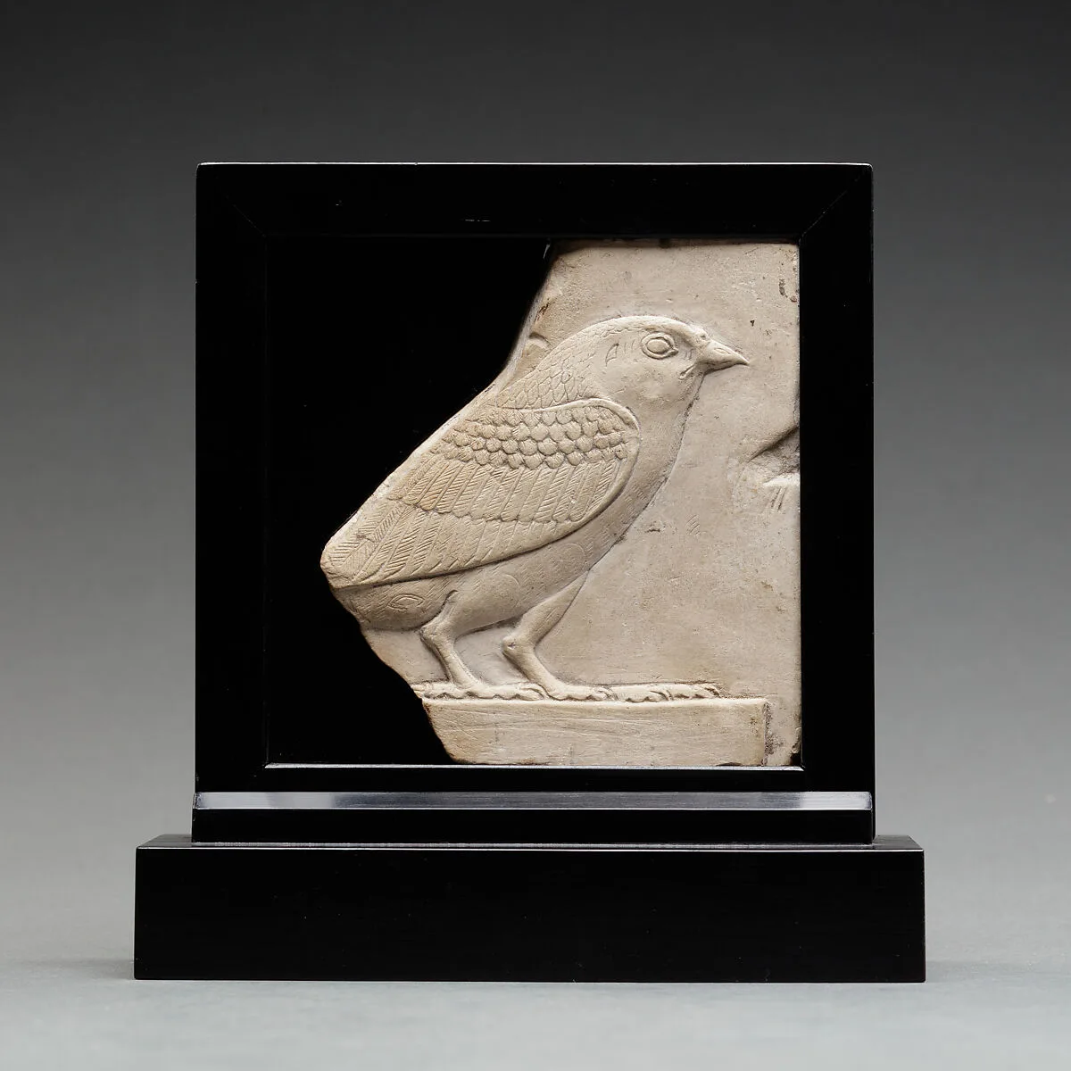 Relief plaque with birds on both sides — Unknown