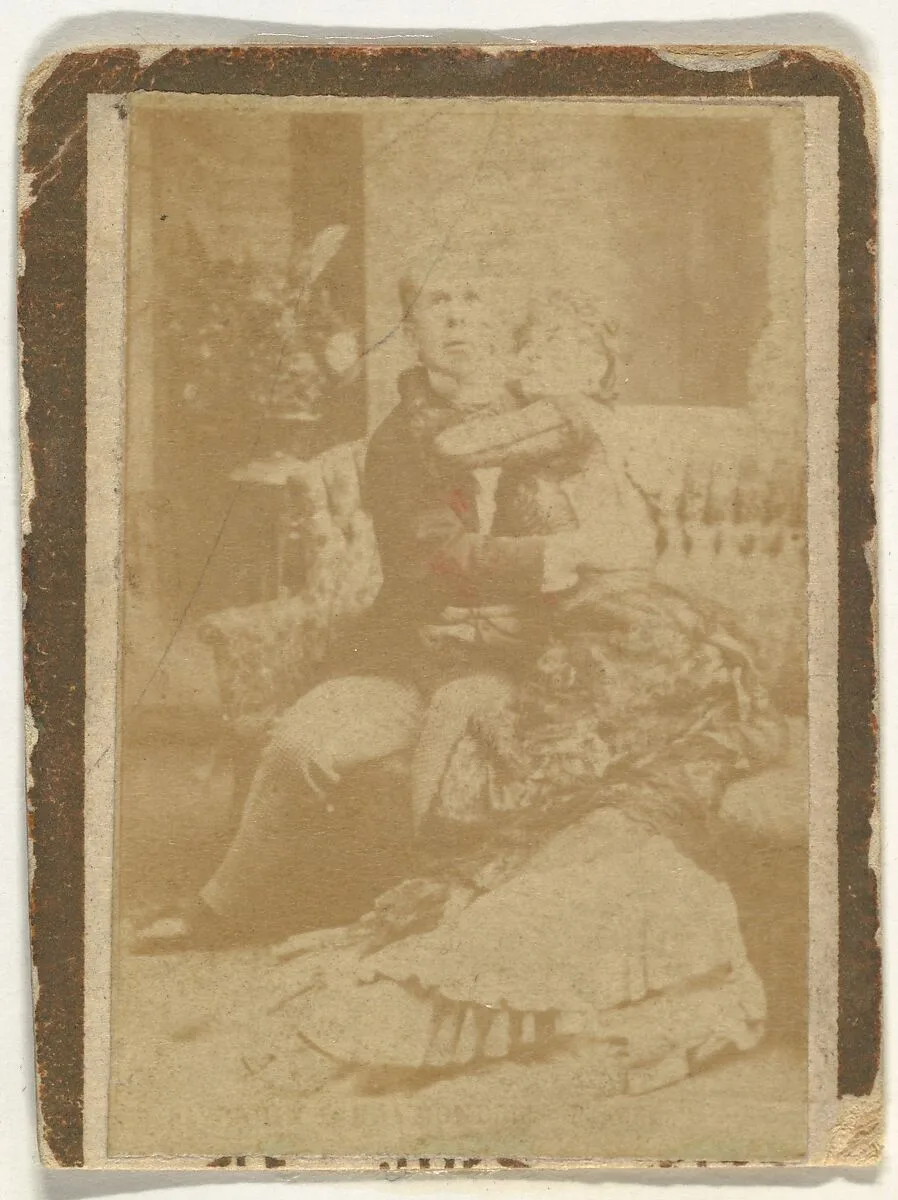 From the Actresses and Celebrities series (N60, Type 1) promoting Little Beauties Cigarettes for Allen & Ginter brand tobacco products — Allen & Ginter