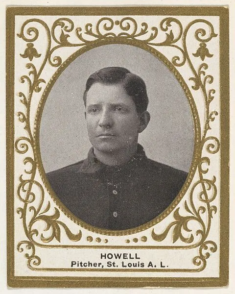 Howell, Pitcher, St. Louis, American League, from the Baseball Players (Ramlys) series (T204) issued by the Mentor Company to promote Ramly and T.T.T. Turkish Cigarettes — Mentor Company, Boston|Carl Homer Studios, Boston