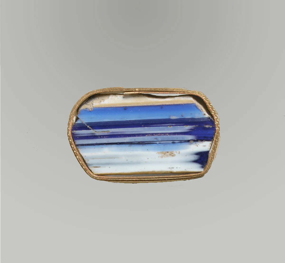 Glass mosaic inlay fragment — Unknown
