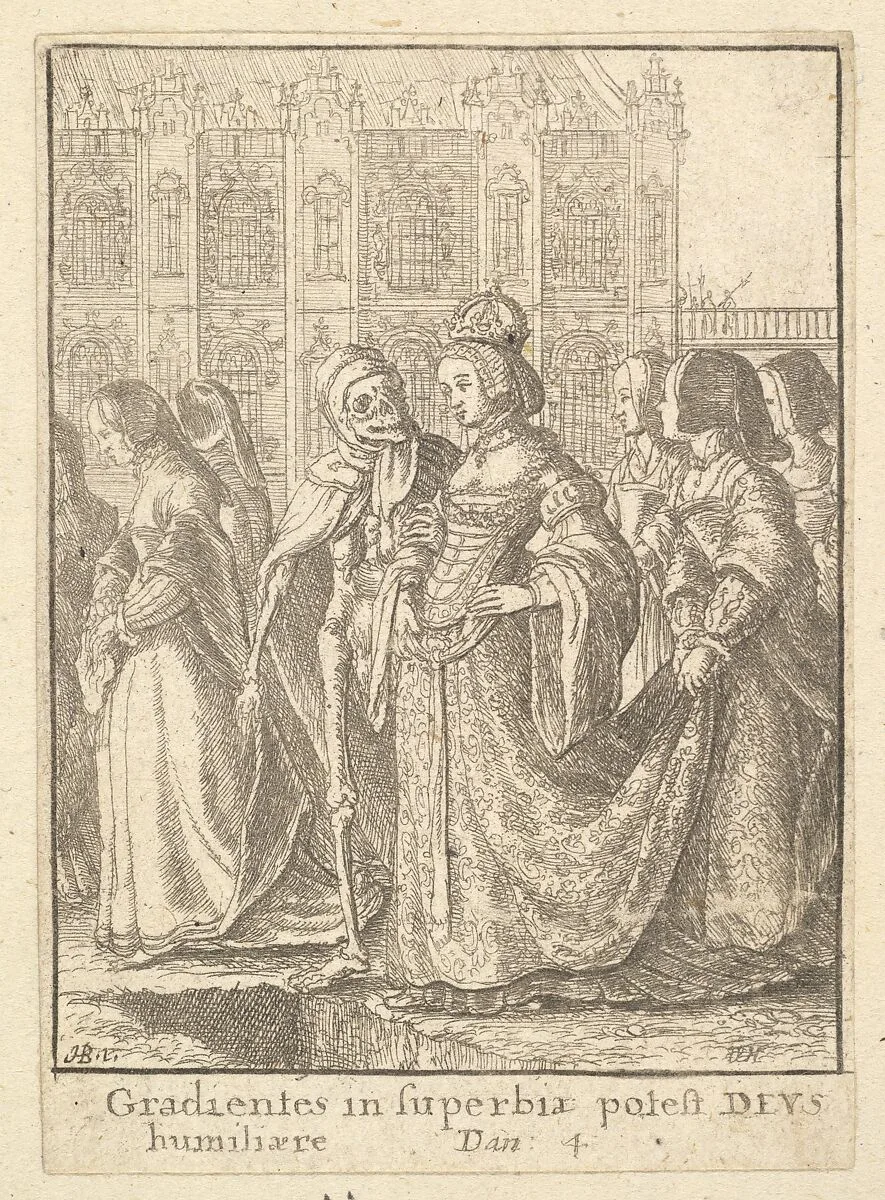 Empress, from the Dance of Death — Wenceslaus Hollar|Hans Holbein the Younger