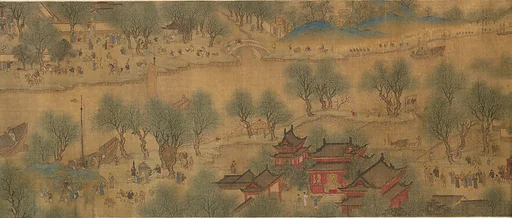 清 佚名 清明上河圖 卷|Spring Festival on the River