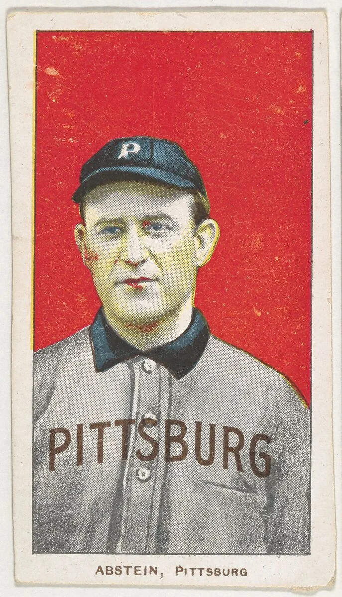 Abstein, Pittsburgh, National League, from the White Border series (T206) for the American Tobacco Company — American Tobacco Company