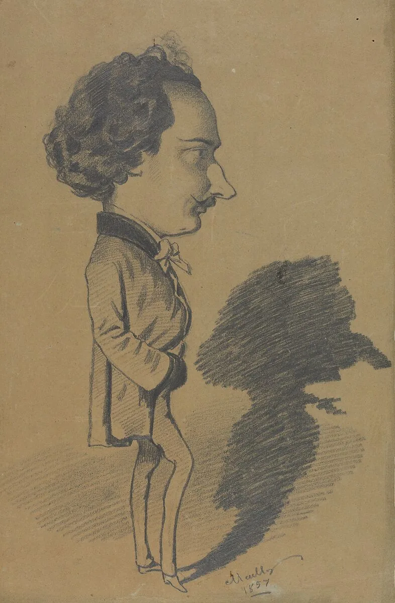 Caricature of a Standing Man — Hippolyte Mailly