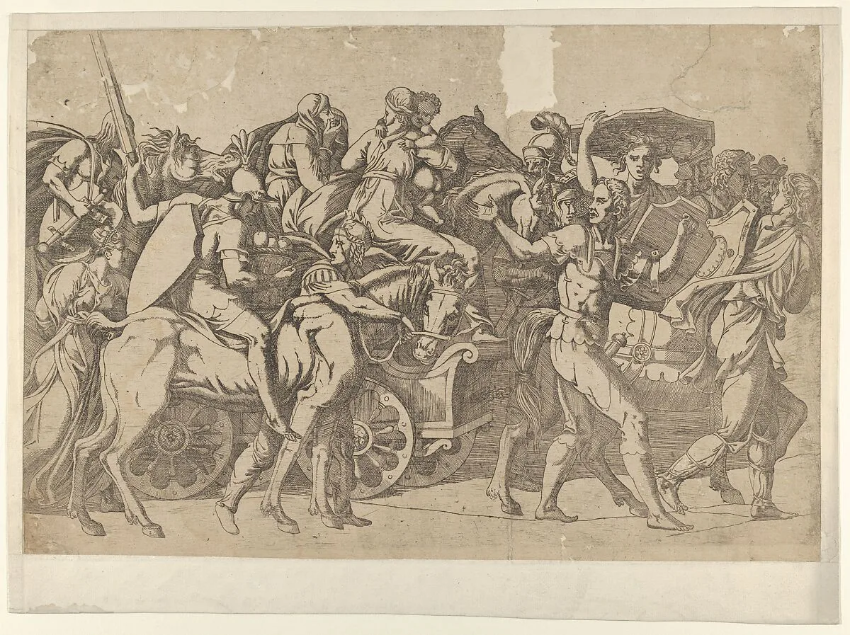 A Roman Army on the March - Troop Convoy — Antonio Fantuzzi|Giulio Romano