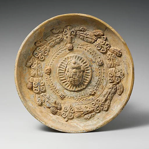 Terracotta phiale (libation bowl)