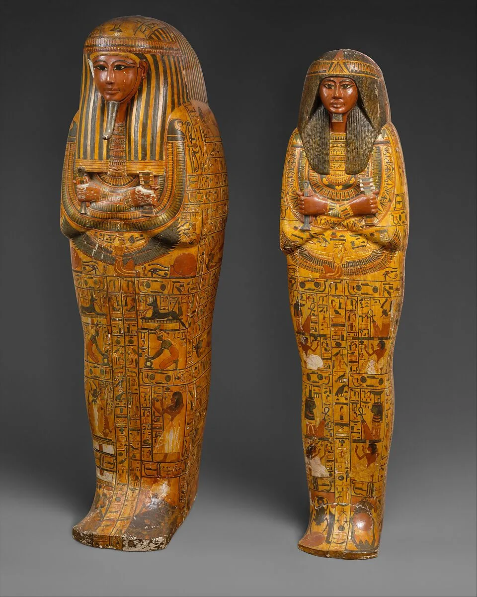 Khonsu's anthropoid coffins — Unknown
