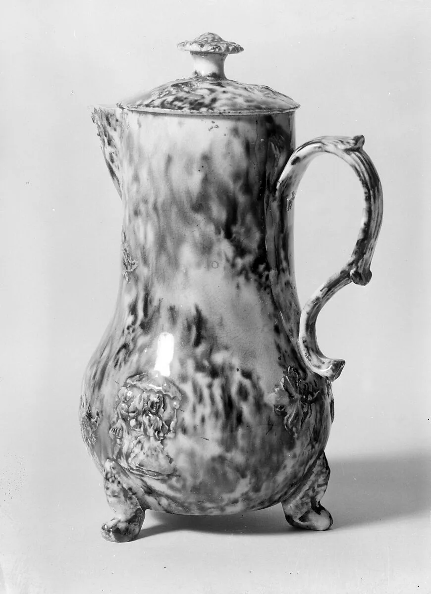 Covered milk jug — Wedgwood-Whieldon partnership