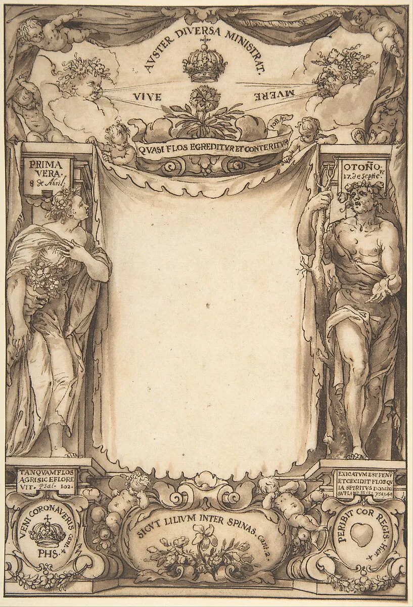 Allegory of the Death of Philip IV (1605-1665) — Sebastián de Herrera-Barnuevo