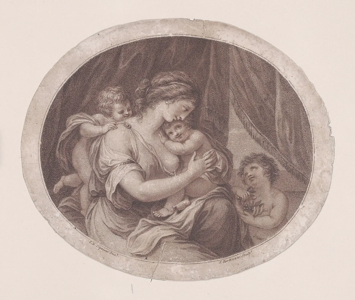 Maternal Love — Francesco Bartolozzi|Giovanni Battista Cipriani|William Byrne