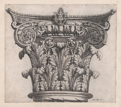 Speculum Romanae Magnificentiae: Capital of Composite Order
