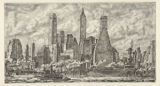 Skyline from Pier 10 Bklyn